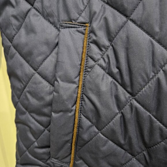 Peter Millar Quilted Jacket Size XL – Navy with Brown Trim | Premium Outerwear - Picture 5 of 5